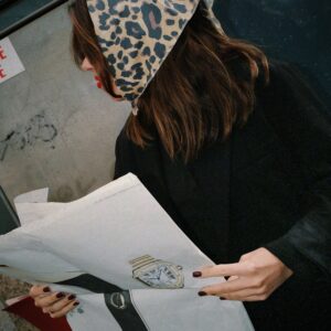 Carrés Léopard Personnalisable