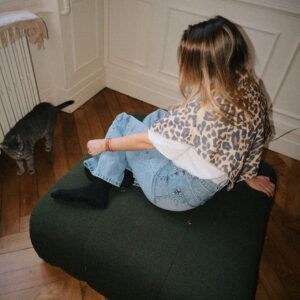 Bandana Double Gaze de Coton Léopard