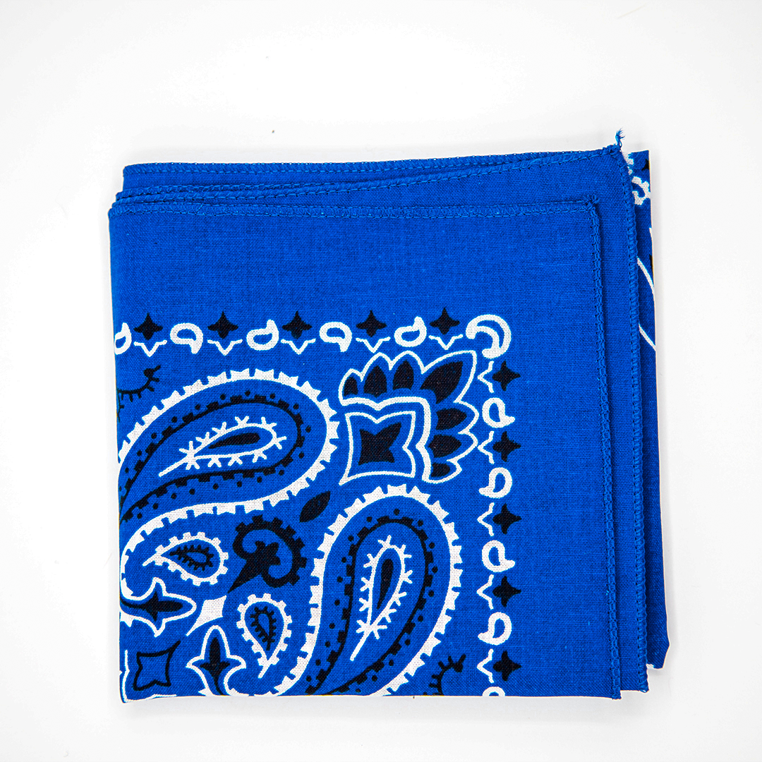 Bandana bleu marjorelle