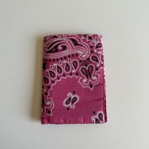 Protège passeport Fuchsia / Marine