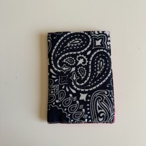 Protège passeport Marine/ fuchsia