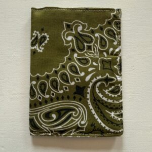 Protège passeport Kaki / Beige