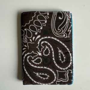 Protège passeport Marron / Turquoise