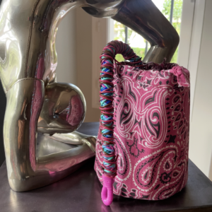 Sac Bubble Gum / Fuchsia / Anse longue Bleu Marron Fuchsia (Vente Flash)