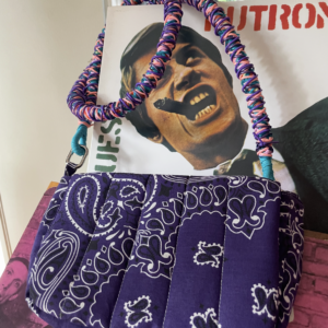 Sac Miko / Violet - Anse longue prune rose bleu (Vente Flash)