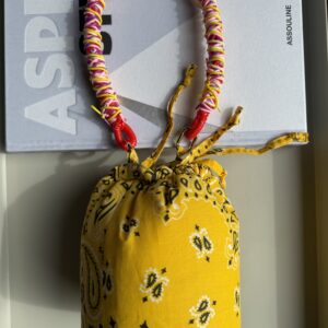 Sac Bubble Gum / Jaune - Citron / Anse courte Jaune - rouge (Vente Flash)