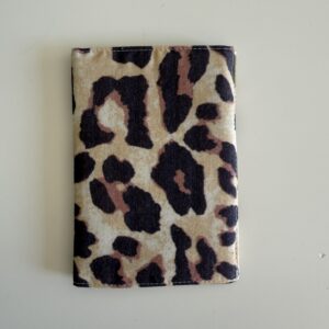 Protège passeport Léopard / Beige