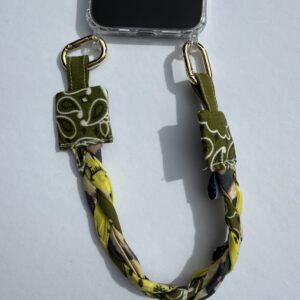 Poignet de téléphone Kaki, Léopard et Citron