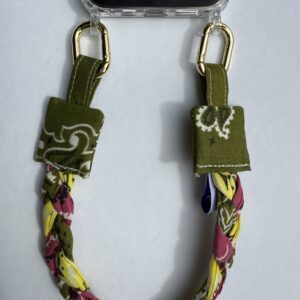 Poignet de téléphone Kaki, Citron et fuchsia