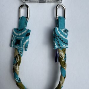 Poignet de téléphone Turquoise, Beige et kaki