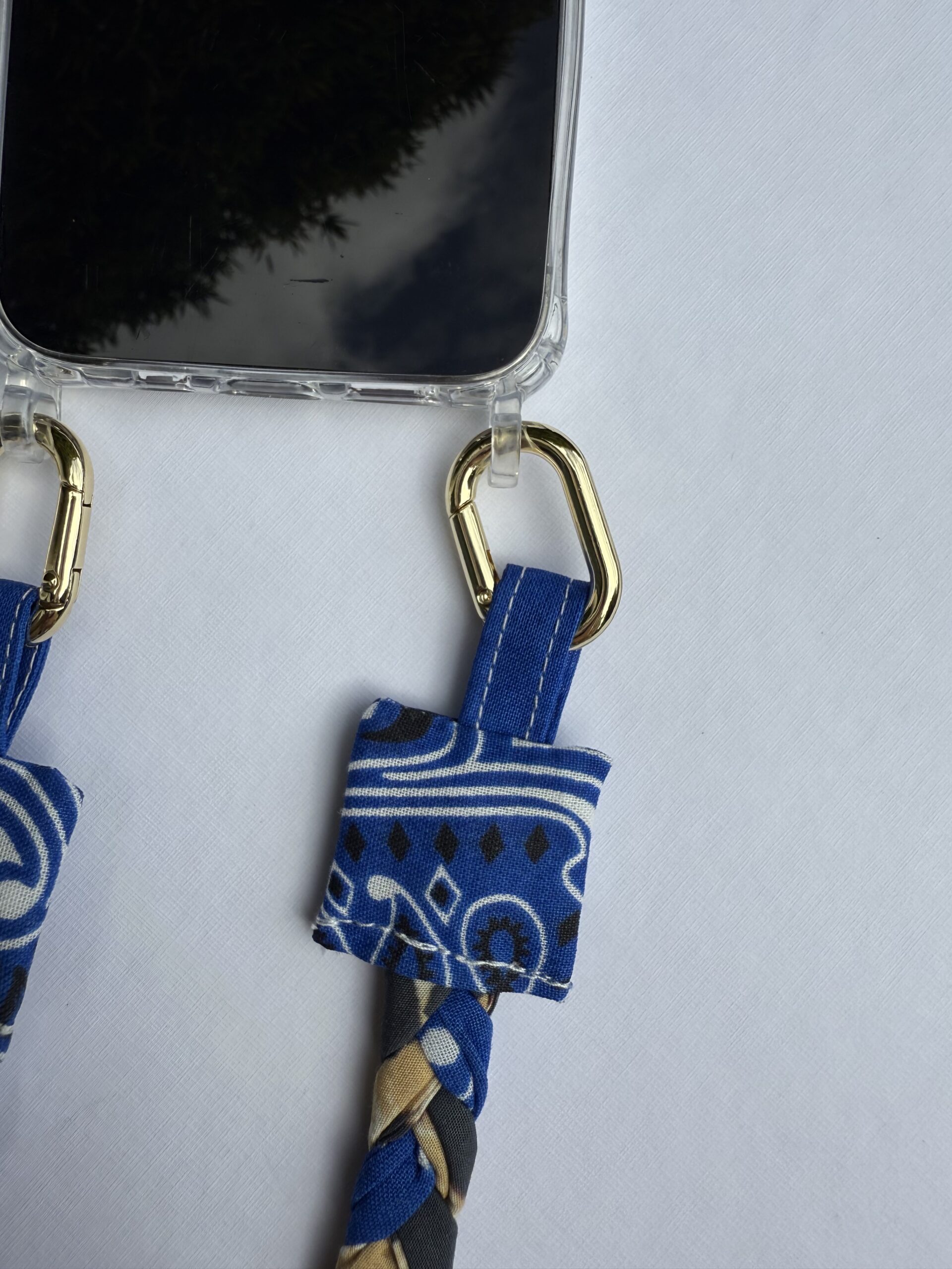 Poignet de téléphone Majorelle et léopard