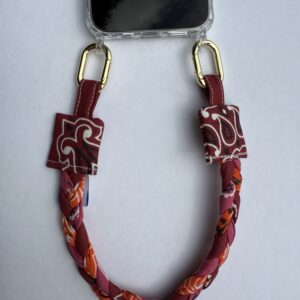 Poignet de téléphone Bordeaux, Orange et Fuchsia