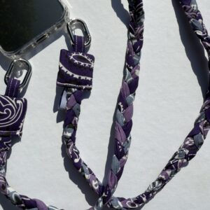 Tresse de téléphone - Violet/ Lilas/ Chambray
