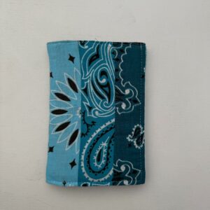 Protège passeport turquoise