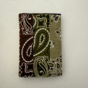 Protège passeport marron - kaki